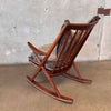 Vintage Mid Century Modern Danish Rocking Chair By Frank Reenskaeg