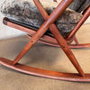 Vintage Mid Century Modern Danish Rocking Chair By Frank Reenskaeg