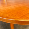 Mid Century Dining Table With Two Leaf Extention