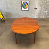 Mid Century Dining Table With Two Leaf Extention
