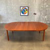 Mid Century Dining Table With Two Leaf Extention