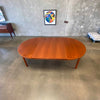 Mid Century Dining Table With Two Leaf Extention