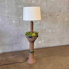 Danish Ceramic Planter Lamp