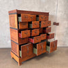 Early 20th Century Tiger Oak Antique Catalog File Cabinet Made By Globe
