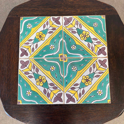 1930s California Tile Table - Wood Base With D&M Tiles