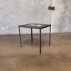 Tiled Patio Side Table With Spanish Dancer Scene