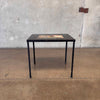 Tiled Patio Side Table With Spanish Dancer Scene