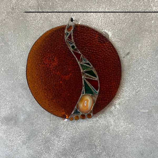 Stained Glass Round Decor
