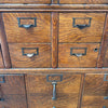 Early 20th Century Tiger Oak Antique Catalog File Cabinet Made By Globe