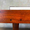 Vintage Mid Century Modern Slat Bench / Coffee Table