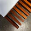 Vintage Mid Century Modern Slat Bench / Coffee Table