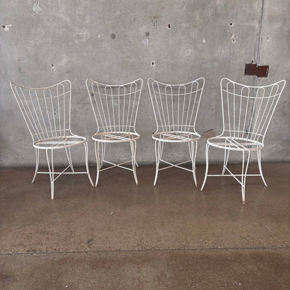 Set of Four Mid Century Modern Homecrest Patio Chairs