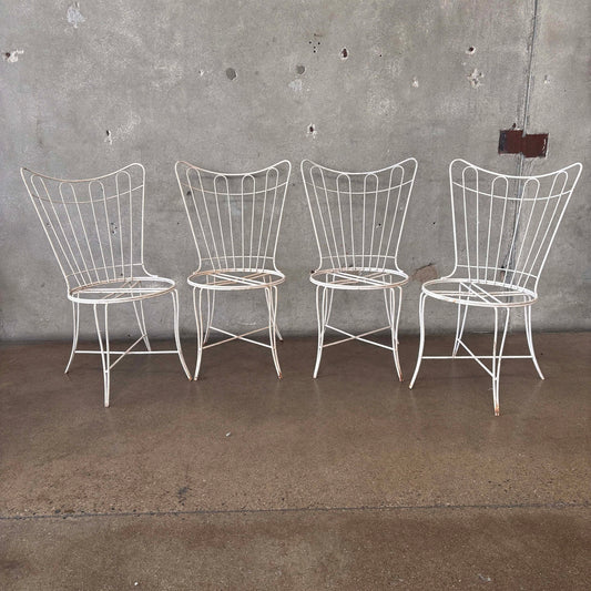 Set of Four Mid Century Modern Homecrest Patio Chairs