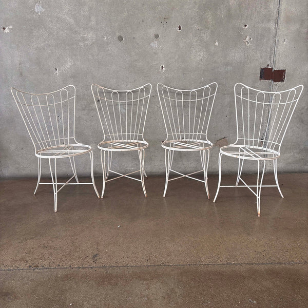 Set of Four Mid Century Modern Homecrest Patio Chairs