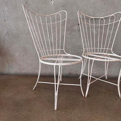 Set of Four Mid Century Modern Homecrest Patio Chairs