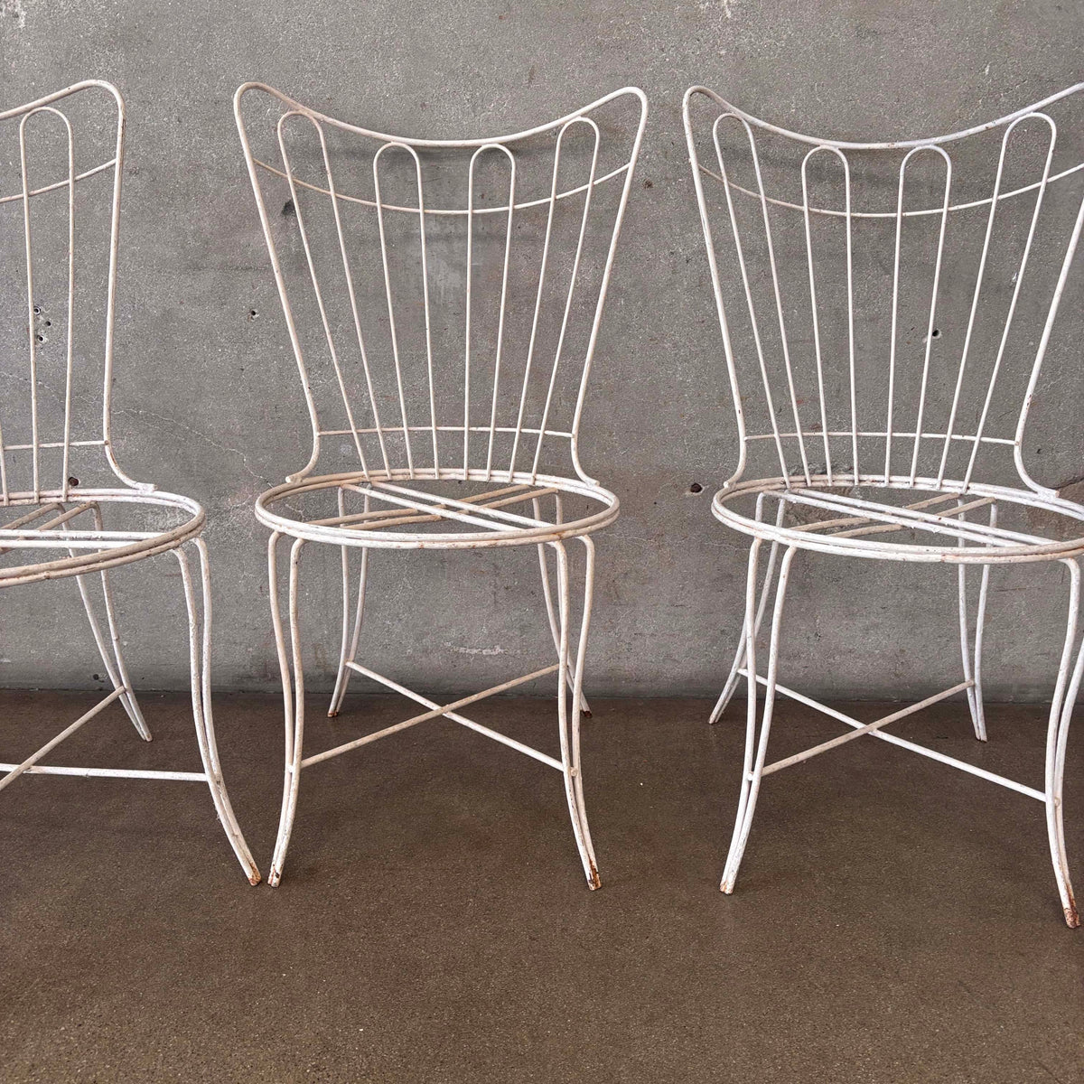 Set of Four Mid Century Modern Homecrest Patio Chairs