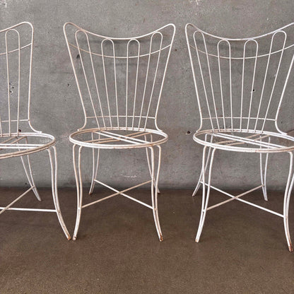 Set of Four Mid Century Modern Homecrest Patio Chairs
