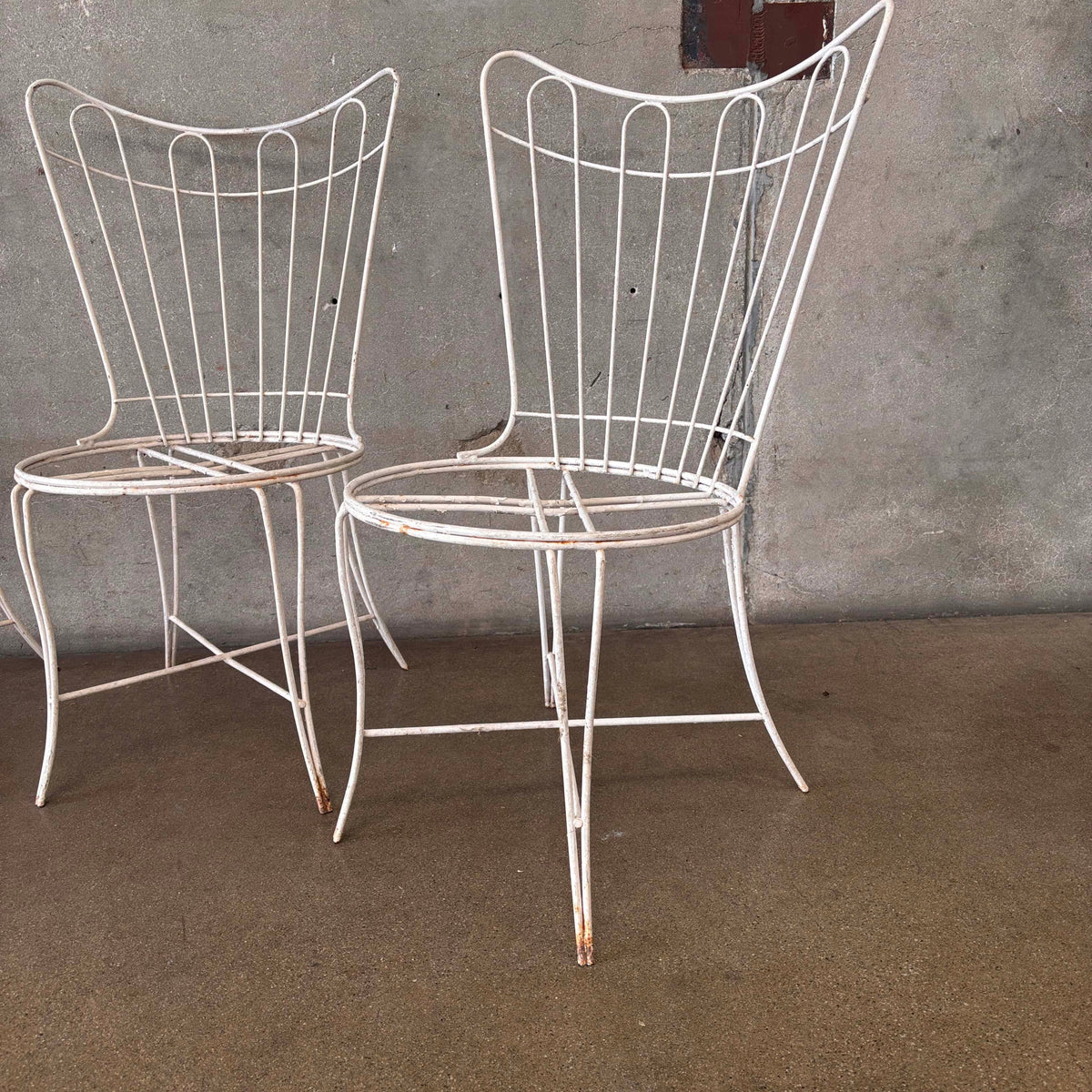 Set of Four Mid Century Modern Homecrest Patio Chairs