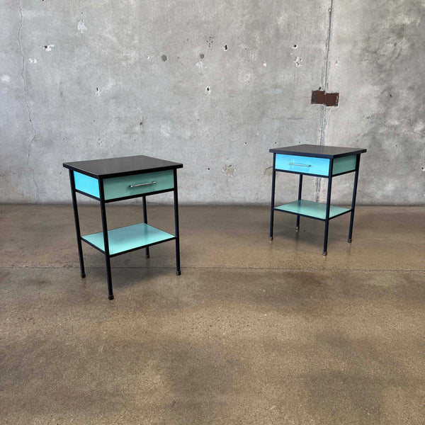 Pair of Mid Century Vista Of California Nightstands
