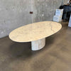 Vintage Marble Italian Dining Table Circa 1975