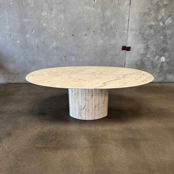 Vintage Marble Italian Dining Table Circa 1975