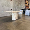 Vintage Marble Italian Dining Table Circa 1975