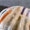 Pair of Khema Five Multi Color Wool Poufs By MAT Living