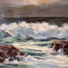 Rockledge Moonlight Oil Painting - Signed