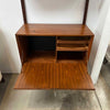 Single Bay Walnut Wall Unit w/Secretary By Poul Cadovious - With Key