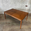 Mid Century Dining Table w/Two Leaves By Mount Airy Chair Co.