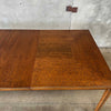Mid Century Dining Table w/Two Leaves By Mount Airy Chair Co.