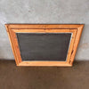 Vintage Landscape Oil Painting With Oak Frame