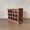 Vintage Mission Style Wood Wine Holder
