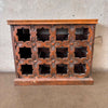 Vintage Mission Style Wood Wine Holder