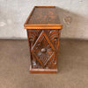 Vintage Mission Style Wood Wine Holder