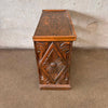 Vintage Mission Style Wood Wine Holder