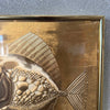 Vintage Fish Foil Art