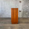 Bernhard Pedersen Teak Tambour Door Cabinet, Denmark