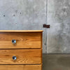 Mid Century Solid Oak Dresser, Circa 1950