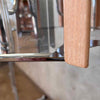 1980s Fredrick Ramond Art Deco Pentagon Beveled Glass Chandelier
