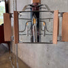 1980s Fredrick Ramond Art Deco Pentagon Beveled Glass Chandelier