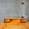 1950s Architects Desk With Hidden Flat File Drawer w/ Key