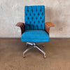 Mid Century Modern Plycraft Chair on Wheels Designed By George Mulhausen