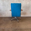 Mid Century Modern Plycraft Chair on Wheels Designed By George Mulhausen