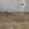 Mid Century Chrome Console