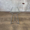 Mid Century Chrome Console