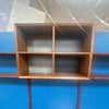 Cado Wall Unit By Poul Cadovius 3-Bay Walnut Bookcase Desk