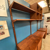 Cado Wall Unit By Poul Cadovius 3-Bay Walnut Bookcase Desk