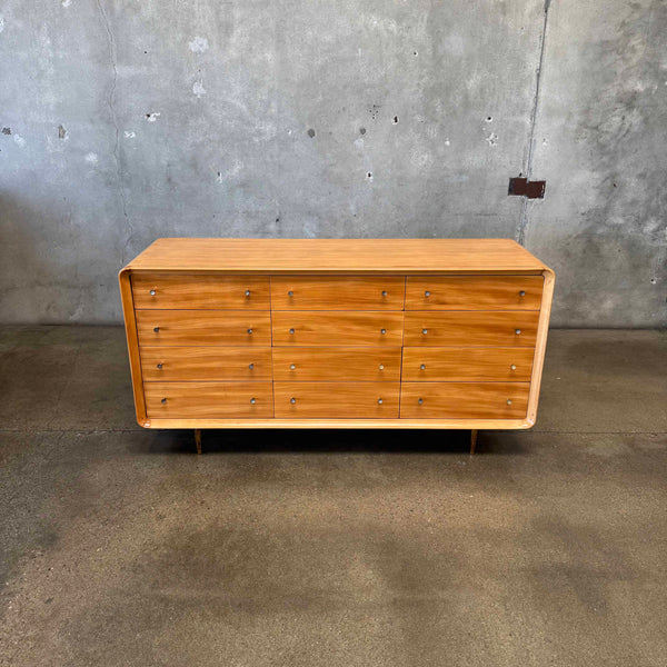 Mid Century Cavalier Twelve Drawer Dresser C. 1960