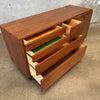 Mid Century Modern Walnut & Cane Credenza